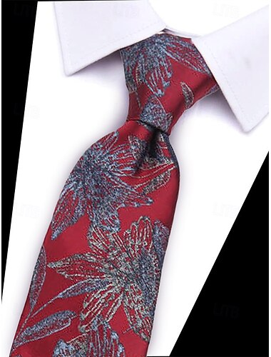 Krawatten für Herren im Vintage-Stil mit Blumen- und Paisleymuster – elegantes Krawattenset aus Seide für Hochzeiten, formelle Anlässe und das Büro