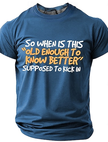  Herr Rolig T-shirt Kortärmad T-shirt 3D-tryck Rund hals Skjorta Mode Dagligen Gata Dagligen Svart Blå Grön Sommar Vår Kläder S M L XL XXL XXXL
