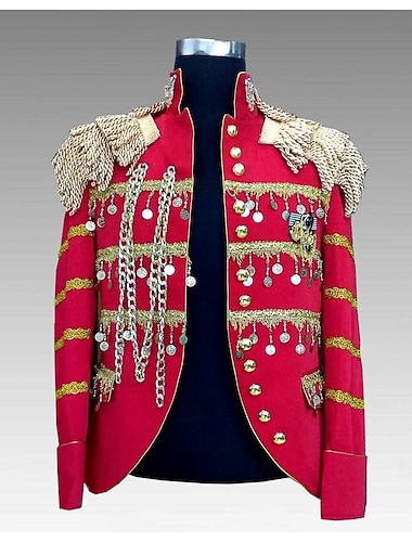  Koninklijk Jas Gemaskerd Bal Circusjasje Prins Aristocraat Retro vintage Rococo Volwassenen Voor heren Carnaval Maskerade Evenement / Feest Aankleden