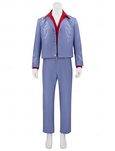  Bruno Gaga Halloween Cosplay Kostüm Outfits Stirb mit einem Lächeln Paare Karnevalskostüm Cosplay Erwachsene Herren Halloween Karneval Leistung Party Bühne Einfache Halloween-Kostüme Verkleiden