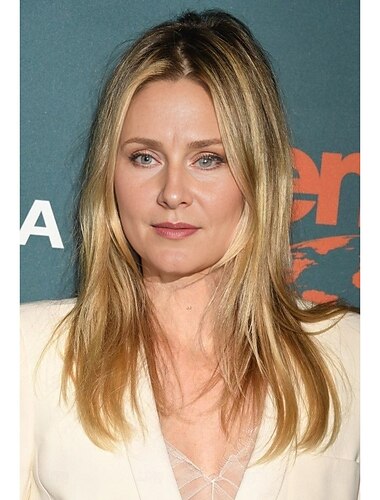  ミシェル・ファイファー風ウィッグ 合成ウィッグ ストレート アシンメトリー ウィッグ ロング ブロンド 合成毛 女性用 ファッショナブル デザイン ソフト ナチュラル ブロンド