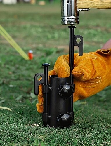  Stangenhalter für Campingzelte – Stangenhalter für Strandschirme – Winddichter Stangenhalter für Markisen, Pflanzenschirm-Schatten für Topfpflanzen, Strandschirmständer, Stützstangen für Markisen