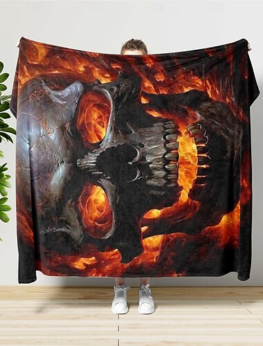  Blankets & Throws, Print Polyester / Flannel Toison Warmer Soft Comfy Blankets