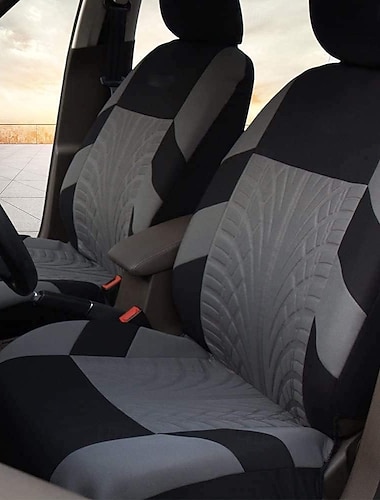  כיסוי מושב רכב ל-5 מושבים מוקף לחלוטין כיסוי בד StarFire 95% אוניברסלי ניתן לכביסה נושם רב-צבעוני