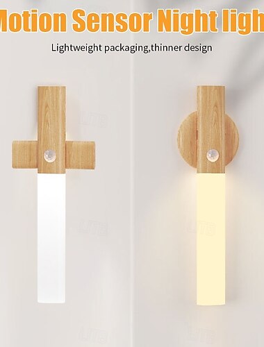 tragbares Power Bar-Licht an der Wand montiertes Nachtlicht mit Bewegungssensor, minimalistische romantische Handatmosphärenbeleuchtung für den Innen- und Außenbereich