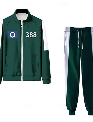  456 001 Cosplay kostuum Outfits Trainingspak 3D Street Style Voor Voor Stel Voor heren Dames Volwassenen Carnaval 3D afdrukken Alledaagse kleding Festival