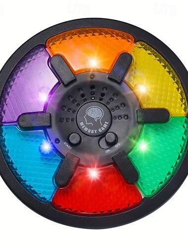  インタラクティブ メモリー ゲーム マシン ゲーム ボード、LED ライトとサウンド効果付き、手と脳の協調運動、子供用教育玩具、ハロウィーン、クリスマス ギフト
