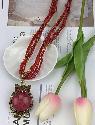  Anhänger Halskette Chrom Damen Elegant Künstlerisch Klassisch Modische Halsketten Für Geburtstag Straße Täglich