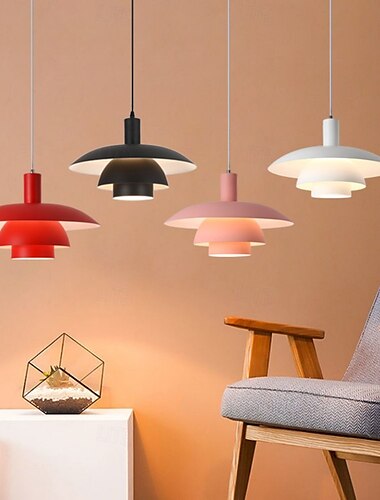  lampada a sospensione ph5 con lampadina colorata lampada a sospensione moderna minimalista ufo illuminazione da soffitto adatta per soggiorno sala da pranzo sala da pranzo 110v-220v