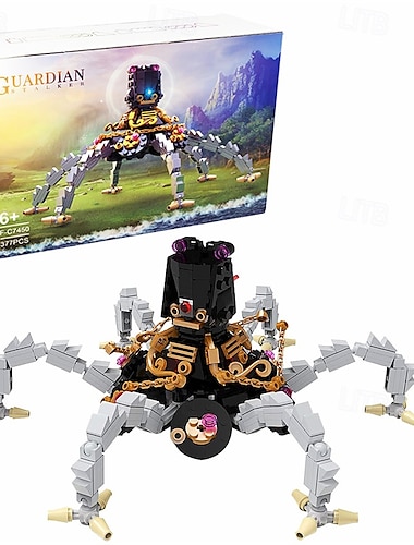  Breath of the Wild-Baukästen für Erwachsene und Kinder, Minifiguren-Baukasten, Spielespieler-Sammlung, kreative Bausteine, Modellspielzeug (377 Teilig)