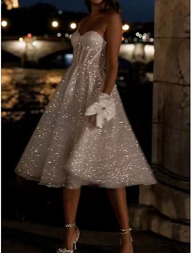  Robes de mariée Robe de Soirée Epaules Dénudées Bretelles Classiques Traîne Chapelle Tulle Robes de mariée Avec Plissé Ruché 2025