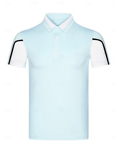  Herren poloshirt Weiß Marineblau Rose Kurzarm Shirt Golfkleidung, Kleidung, Outfits, Kleidung