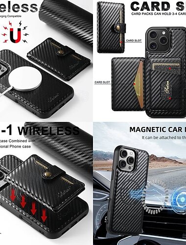  Handy Hülle Handyhüllen Für iPhone 16 Pro Max Plus iPhone 15 Pro Max Plus iPhone 14 13 12 Pro Max Plus Rückseite mit Halterung Magnetisch Unterstützt kabelloses Laden Retro TPU PC PU-Leder