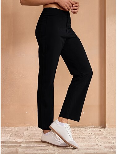  Damen Golfhosen Marineblau Schwarz Hosen Damen-Golfkleidung, Kleidung, Outfits, Kleidung