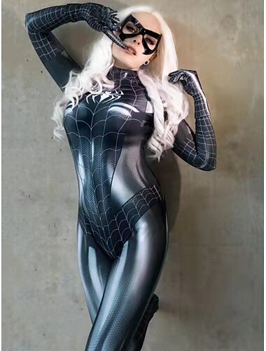  Superheld Zentai-Pakken Kostuum Bodysuits Carnavalskostuum Cosplay Film cosplay for Dames Volwassenen Halloween Carnaval Prestatie Feest Vrijgezellenfeest
