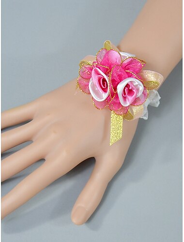  Hochzeit Handgelenk Blumen Armbandblume Hochzeit / Veranstaltung / Fest Stoffe Blumen Stil