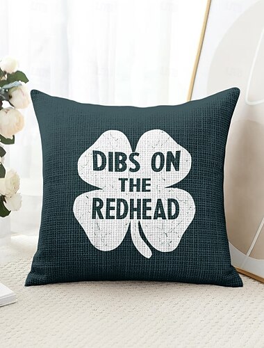  Saint Patrick's Day dekorative Wurfkissenbezug 1PC weicher quadratischer Couchkissenbezug Kissenbezug für Schlafzimmer Wohnzimmer Sofa Stuhl Irisch