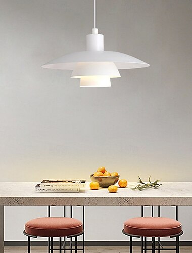  ph5 Pendelleuchte mit Glühbirnenfarbe moderne Pendelleuchte minimalistische UFO-Deckenbeleuchtung geeignet für Wohnzimmer Esszimmer Esszimmer 110V-220V