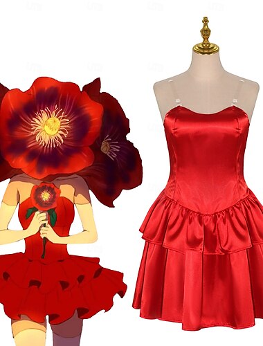  Täydellinen sininen Mima Kirigoe Mekot Cosplay-Asut Juhla Cosplay Elokuva-cosplay for Naisten Aikuisten Naamiaiset Suoritus Juhla