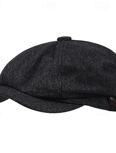  Retro / vintage Ryczące 20s 1920 roku Beret Wielki Gatsby Gangster Normalny Męskie Damskie Nowy Rok Bal maskowy Sylwester Wieczór panieński Festiwal Dla dorosłych Kapelusz Na każdy sezon