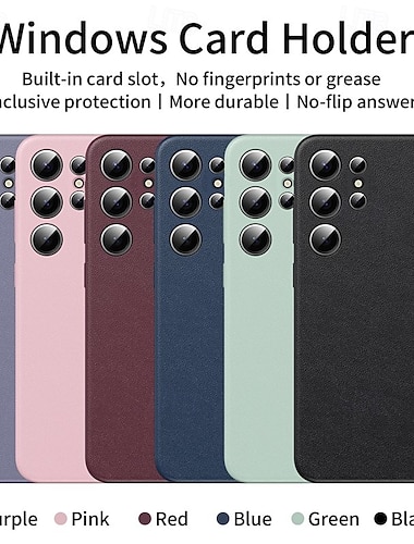  telefono Custodia Per Samsung Galaxy S25 S24 S23 Ultra Plus S22 Plus Ultra Custodia a Flip Slot per Carte Resistente agli urti Retrò PC Pelle PU