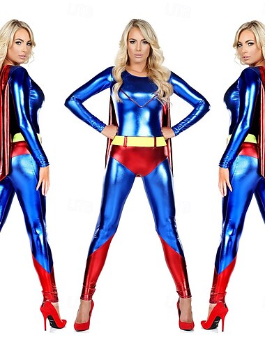  Superheld Zentai-Pakken Kostuum Bodysuits Carnavalskostuum Cosplay Film cosplay for Dames Volwassenen Halloween Carnaval Prestatie Feest Vrijgezellenfeest