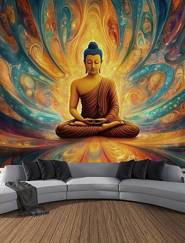  Mandala Boheemse Hangende Wandtapijt Boeddha Wandkunst Grote Wandtapijt Muurschilderij Decor Fotografische Achtergrond Dekentje Gordijn Thuis Slaapkamer Woonkamer Decoratie