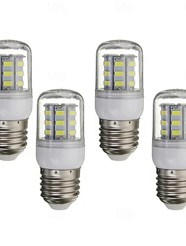  4 τεμ e14 e27 led λαμπάκια καλαμποκιού 3w 12v 5730 smd 24 led λαμπάκια λευκά ζεστά λευκά για το γραφείο στο σπίτι φωτιστικό τοίχου οροφής