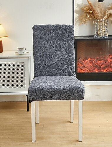  Stuhlhussen aus Polarfleece – dehnbar, abnehmbar &waschbar