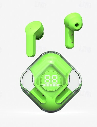  Écouteurs TWS Bluetooth 5.3 écouteurs sans fil véritable son stéréo réduction de bruit écouteurs intra-auriculaires pour le jeu