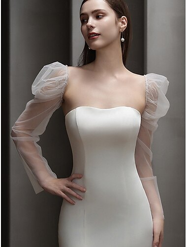  Spitze Ellenbogen Länge Handschuh Elegant / Klassicher Stil Mit Pure Farbe Hochzeit / Party-Handschuh