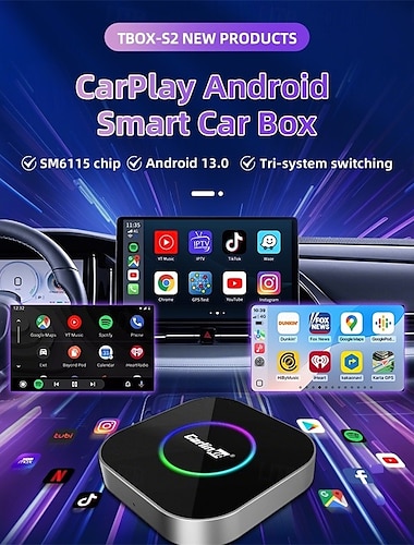  carlinkit tbox-s2b carplay беспроводной адаптер smart wireless carplay android auto для евразии