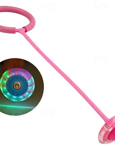  כיף עמיד פלאש led כדור קפיצה בחבל - תגובה  & צעצוע לאימון מהירות