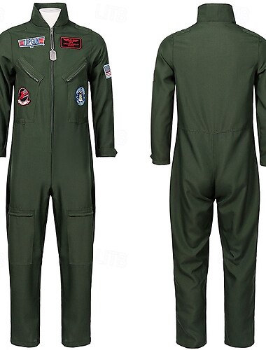  Top Gun Piet Cosplay kostuum Outfits Kostuum Cosplay Film cosplay for Voor heren Volwassenen Maskerade
