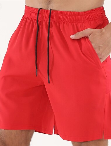  Herren Sportliche Shorts Shorts Kurze Hosen Kurze Sporthose Kurze Sporthose Sport Shorts Tasche Kordelzug Elastische Taille Glatt Komfort Schnelltrocknend Kurz Sports Outdoor Täglich Ausgehen Modisch