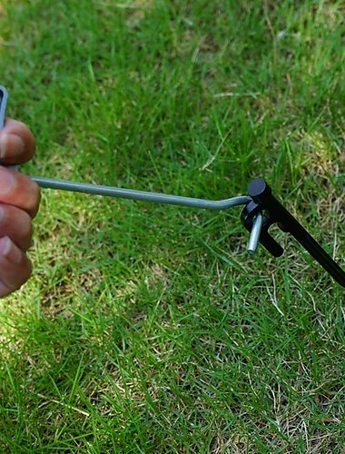  1 Stück Heringszieher, Heringsnagelzieher, Zelthering-Nagelzieher, Markisenhaken-Entferner-Heber aus Stahl für Camping