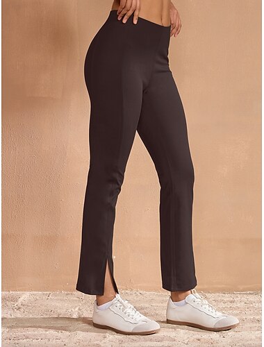  Damen Golfhose Schwarz Kaffee Sonnenschutz Unten Slim Fit Herbst Damen-Golfkleidung, Kleidung, Outfits, Kleidung