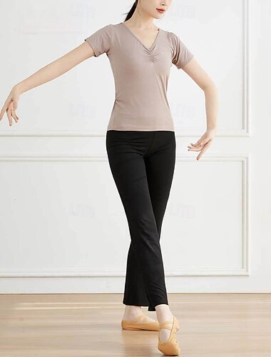  Sportovní oděvy Vrchní deska Čistá Barva Barevně dělené Dámské Výkon Trénink Krátký rukáv Vysoký Polyester