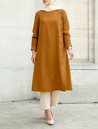  Damen Kleid Hemd Dubai islamisch arabisch Muslim Ramadan Erwachsene Kleid
