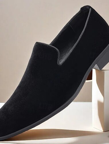  pánské červené sametové slip-on společenské boty, elegantní společenská obuv na svatby, večírky a speciální příležitosti