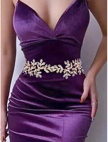  eleganter Brautgürtel aus Blattgold mit Perlenakzenten – Hochzeitsaccessoire für besondere Anlässe, Partys und Zeremonien