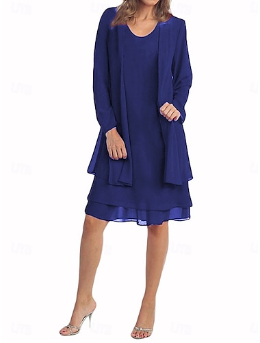  Dámské Midi šaty Volnočasové šaty Elegantní Na běžné nošení Volný 3/4 délka rukávu Tričkový Bledě růžová Černá Fialová Námořnická modř Léto Jaro Podzim