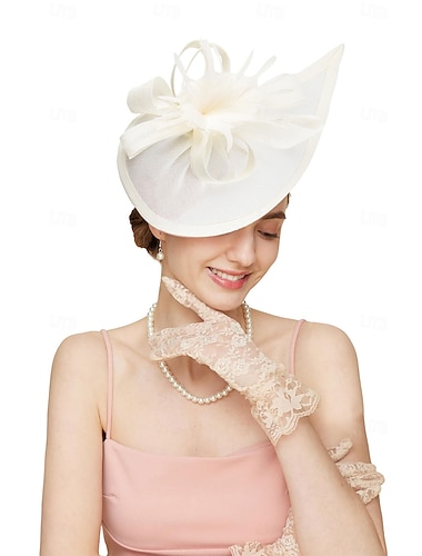  Tocados, sombreros de flores para fiestas de té para mujeres, sombrero Kentucky Derby con plumas para bodas