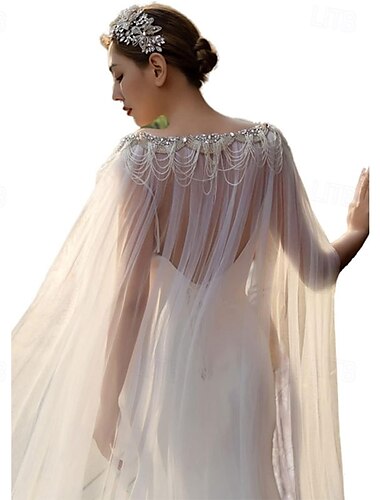  capes de mariage en strass, châles, enveloppes, haussements d'épaules, perles, vestes de robe de mariée, boléro à clapet