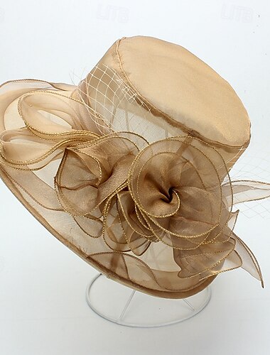  Hüte Polyester Sonnenhut Casual Festtage Strand Elegant Vintage Kuschelig Mit Blumig Kopfschmuck Kopfbedeckung