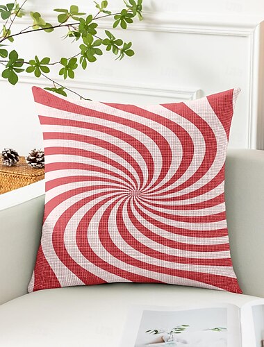  3D Vortex dekorative Kissencover 1PC weiches quadratisches Sofa-Kissenbezug für Schlafzimmer Wohnzimmer Sofa Stuhl