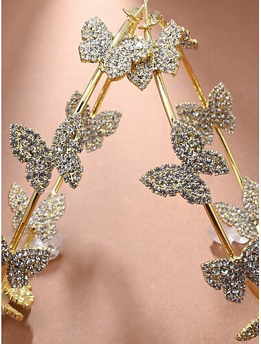  Coiffure Alliage Mariage Vacances Élégant Vintage Avec pièce de tête en rhinestones