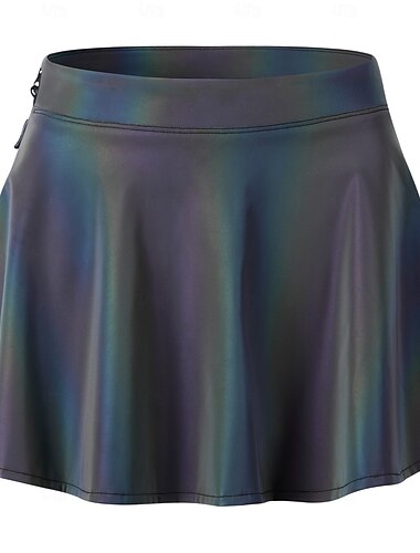  Wosawe Frühjahr/Sommer Damen schillernd bunt reflektierend Stretch schlank einteilig Radtrikot Rock Hose winddicht wasserdicht Radrock be118