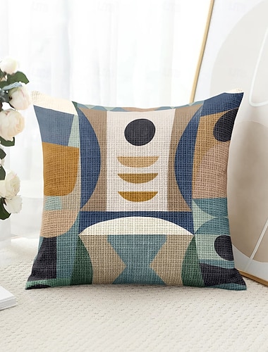  Abstract Decoratieve Toss Kussens Cover 1PC Zachte Vierkante Bankkussen Case Kussenhoes voor Slaapkamer Woonkamer Sofabank Stoel
