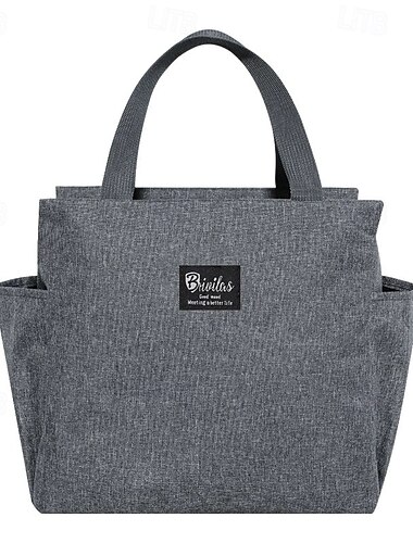  Dick isolierte Lunchtasche, Bento-Tasche, tragbarer Eisbeutel und Kulturbeutel. Isolierte Lunchbox-Tasche mit kleinem Bären-Logo